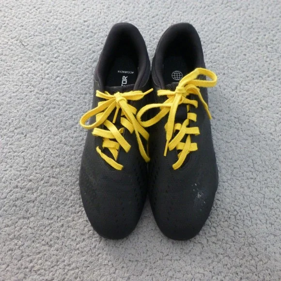 Adidas Predator Accuracy.4 Mens 10 Indoor Turf Soccer Cleats Black Yellow - Picture 5 of 10